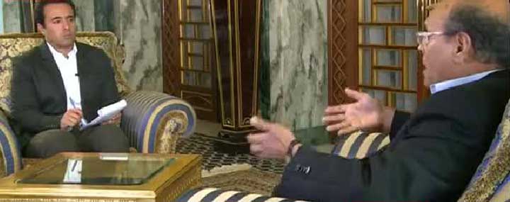 الرئيس المرزوقي: الكتاب الأسود لم يكن معدا للنشر بل سرق من المطبعة وكل ما ورد فيه حقائق وليست اتهامات