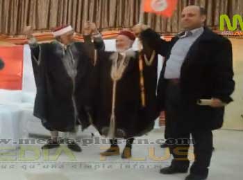 صفاقس: في أجواء احتفالية ,عبد الفتاح مورو يرقص الدبكة أمام الجماهير