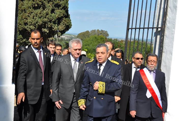 الرئيس الصربي يزور المقبرة المسيحية ببنزرت