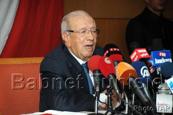 قائد السبسي يرفض اتهامات الجمهوري لنداء تونس بـ''التواطؤ'' مع النهضة ويستبعد التحالف معها