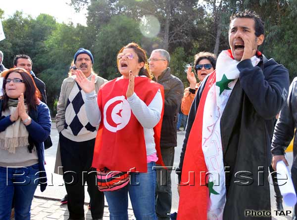 أنصار حركة تمرد في وقفة احتجاجية ضد الاخوان