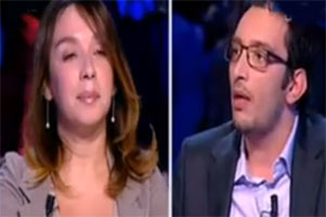 ياسين العياري لمايا القصورى : أنا ألقيت محاضرات في أكسفورد وجامعة برلين و أنت مهرّجة